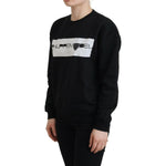 Philippe Model Black Printed Long Sleeves Pullover Sweater TSH83278-38