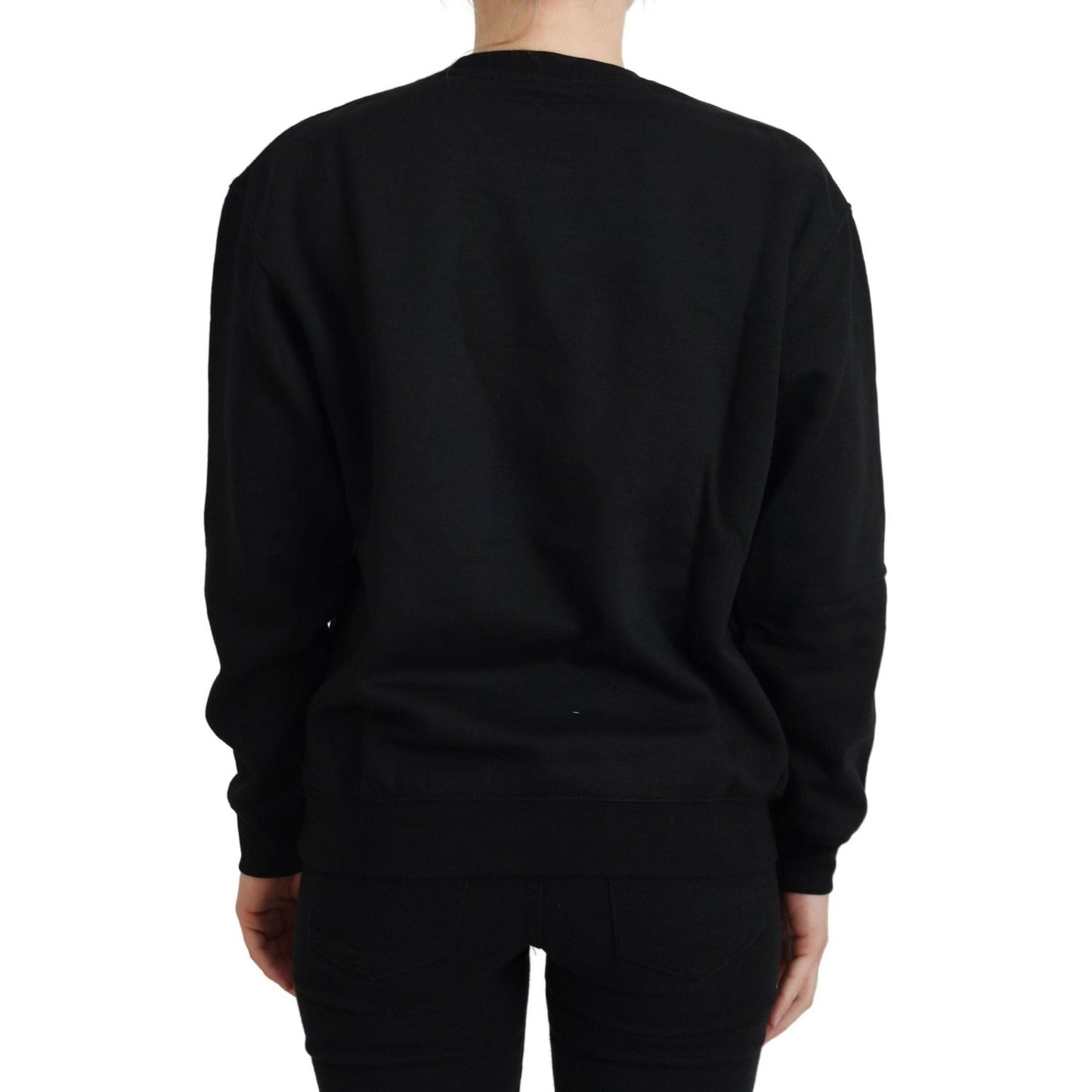 Philippe Model Black Printed Long Sleeves Pullover Sweater TSH83278-38