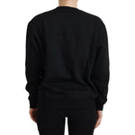 Philippe Model Black Printed Long Sleeves Pullover Sweater TSH83278-38
