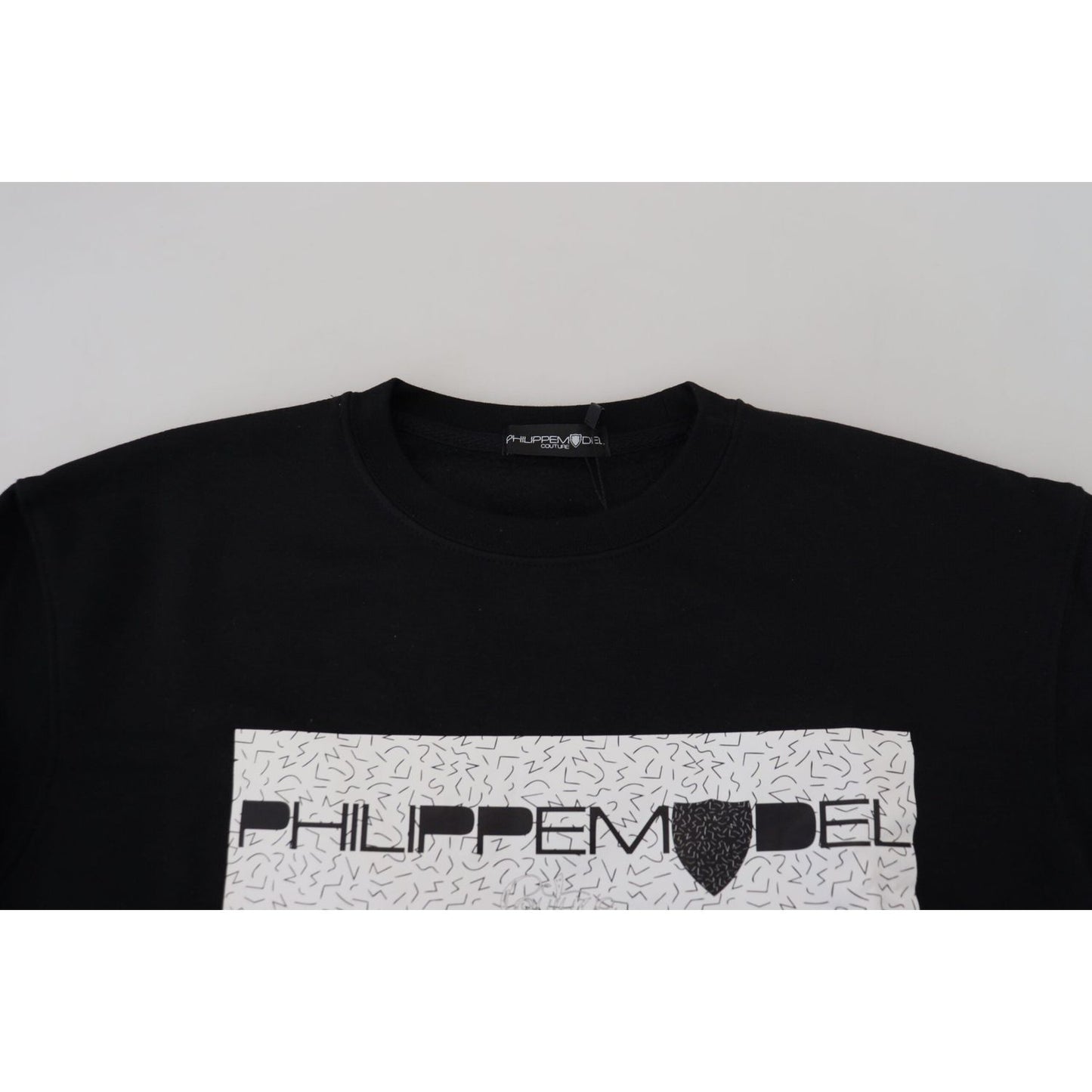 Philippe Model Black Printed Long Sleeves Pullover Sweater TSH83278-38