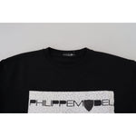 Philippe Model Black Printed Long Sleeves Pullover Sweater TSH83278-38