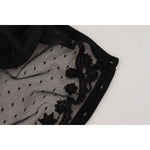 Dolce & Gabbana Black Floral Lace Button Cardigan Sweater TSH83743- 38
