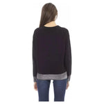 Baldinini Trend Black Wool Women Sweater BA-23654-M