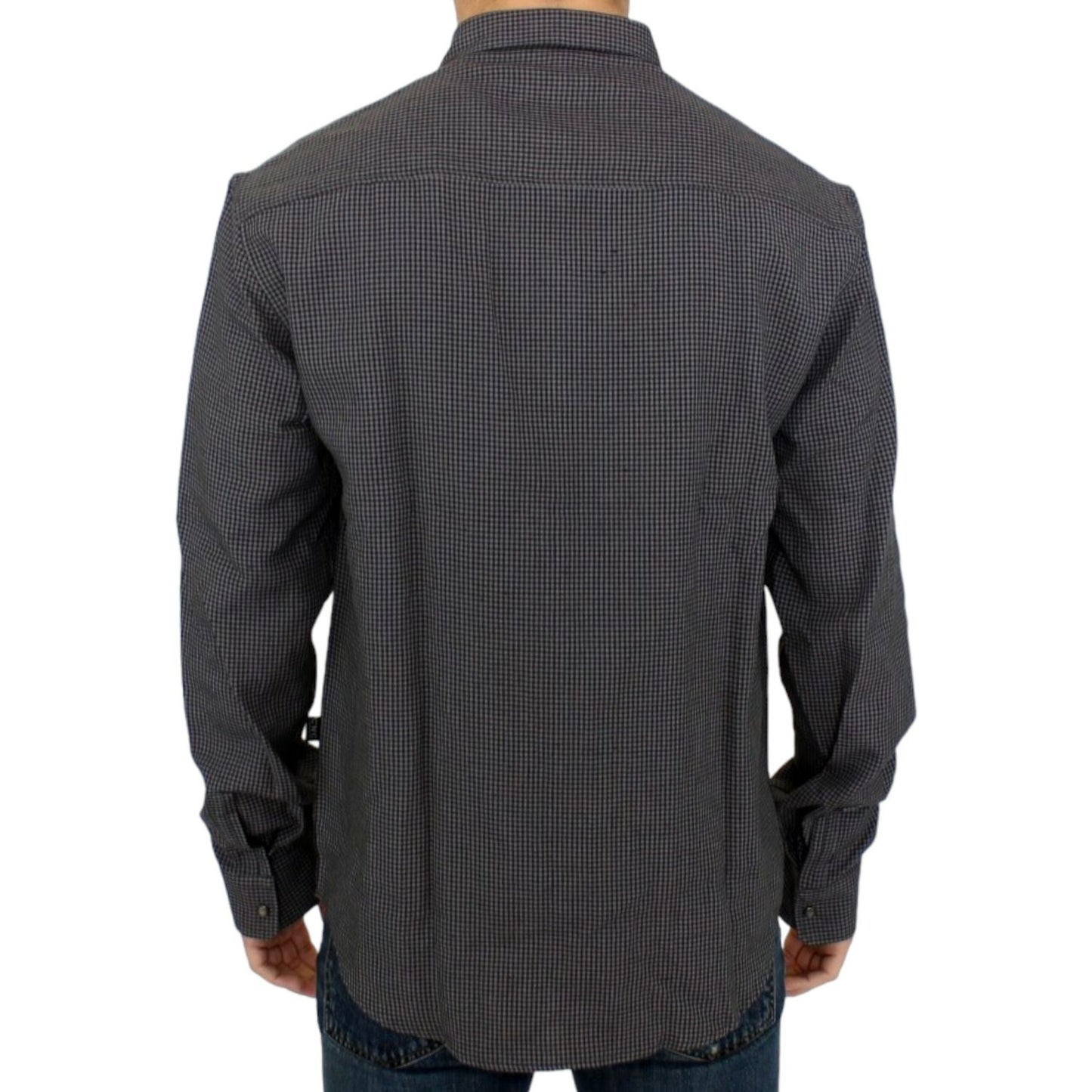 Costume National Gray linen casual shirt SIG10355-3