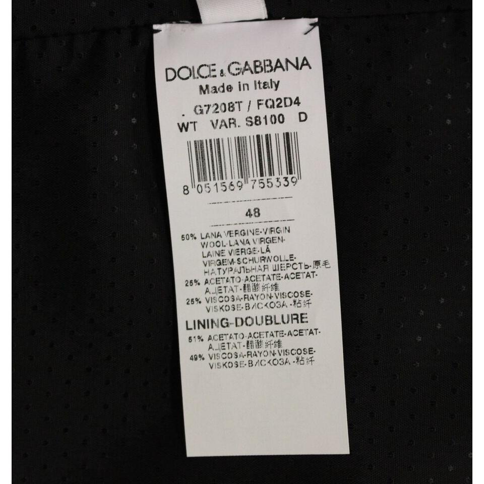 Dolce & Gabbana Gray Wool Blend Vest Gilet Weste GSS12042-1