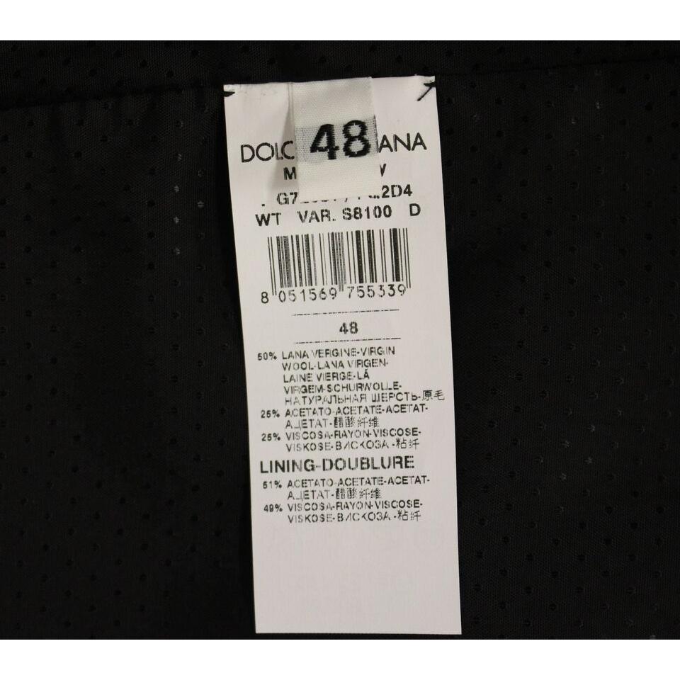 Dolce & Gabbana Gray Wool Blend Vest Gilet Weste GSS12042-1