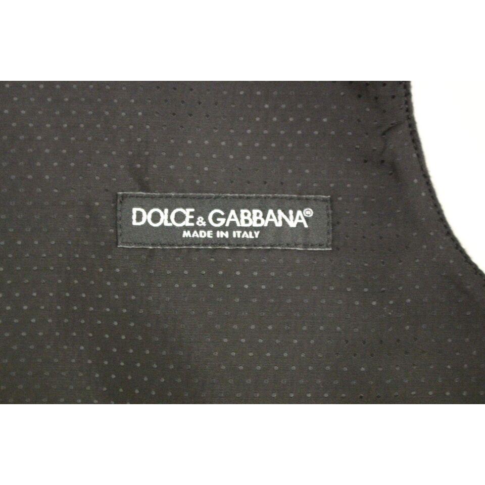 Dolce & Gabbana Gray Wool Blend Vest Gilet Weste GSS12042-1