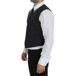 Dolce & Gabbana Gray Wool Blend Vest Gilet Weste GSS12042-1