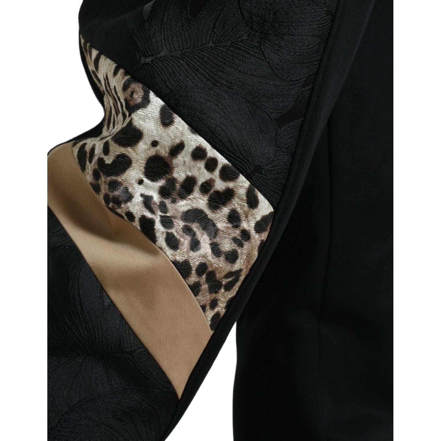 Dolce & Gabbana Black Cotton Slim Stretch Jogger Pants PAN74936-54