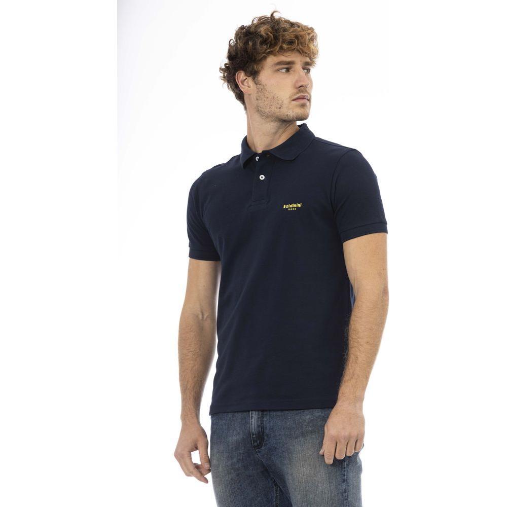 Baldinini Trend Blue Cotton Men Polo