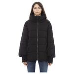 Baldinini Trend Black Polyamide Women Jacket BA-23664-3XL