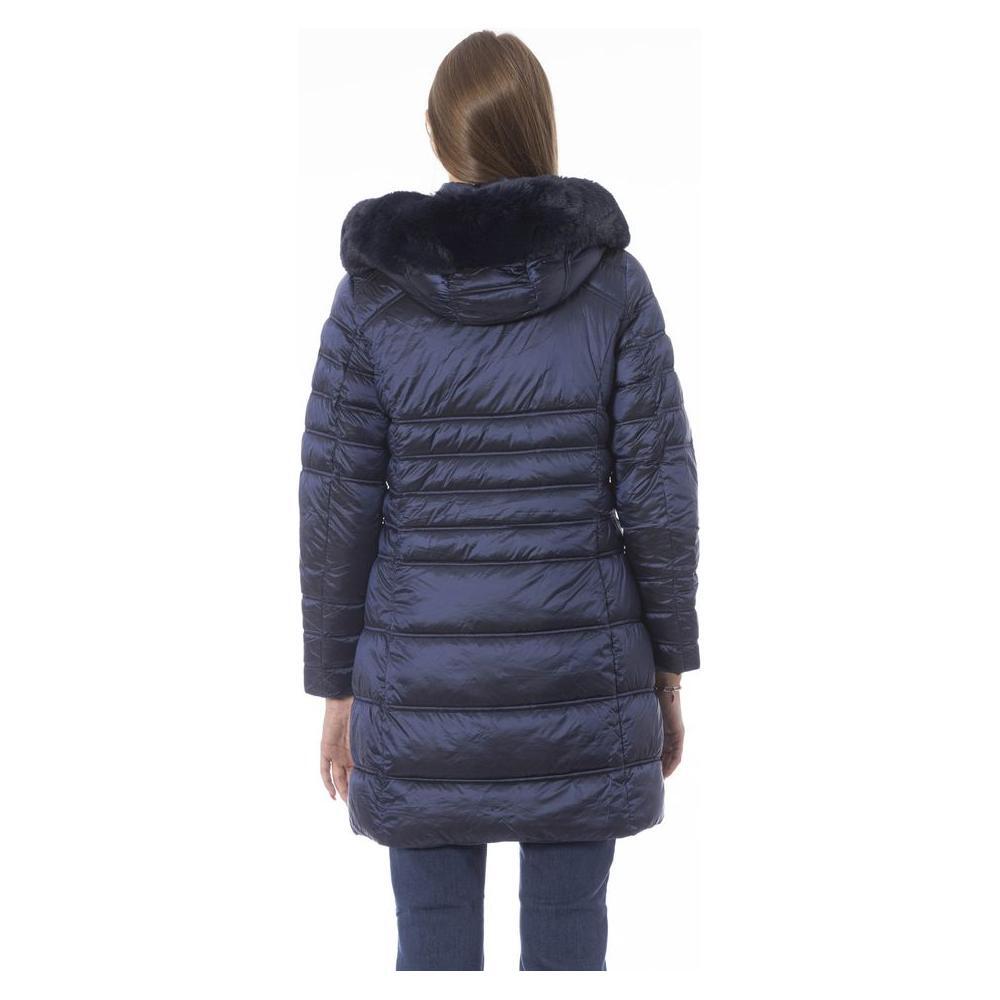 Baldinini Trend Light Blue Polyester Women Jacket BA-23899-S-FBB-335