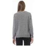 Baldinini Trend Gray Wool Women Sweater BA-23843-M