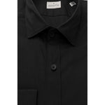 Bagutta Black Cotton Men Shirt BA-23932-XL