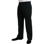 Dolce & Gabbana Black Wool Formal Straight Fit Dress Pants PAN75058-48