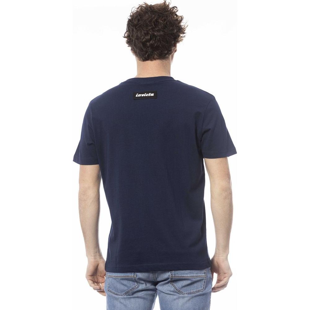 Invicta Blue Cotton Men T-Shirt