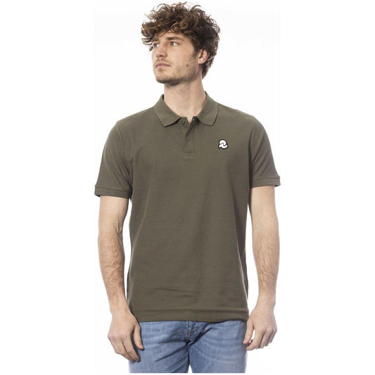 Invicta Green Cotton Men Polo Shirt