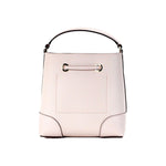 Michael Kors Mercer Small Powder Blush Pebble Leather Bucket Crossbody Bag Purse 28592