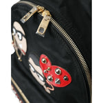 Dolce & Gabbana Black #DGFAMILY Embellished Backpack VULCANO Bag BAG1154