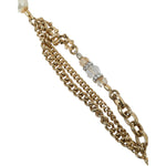 Dolce & Gabbana Blue Braided Gold Brass Chain Waist Belt WMB315-XL