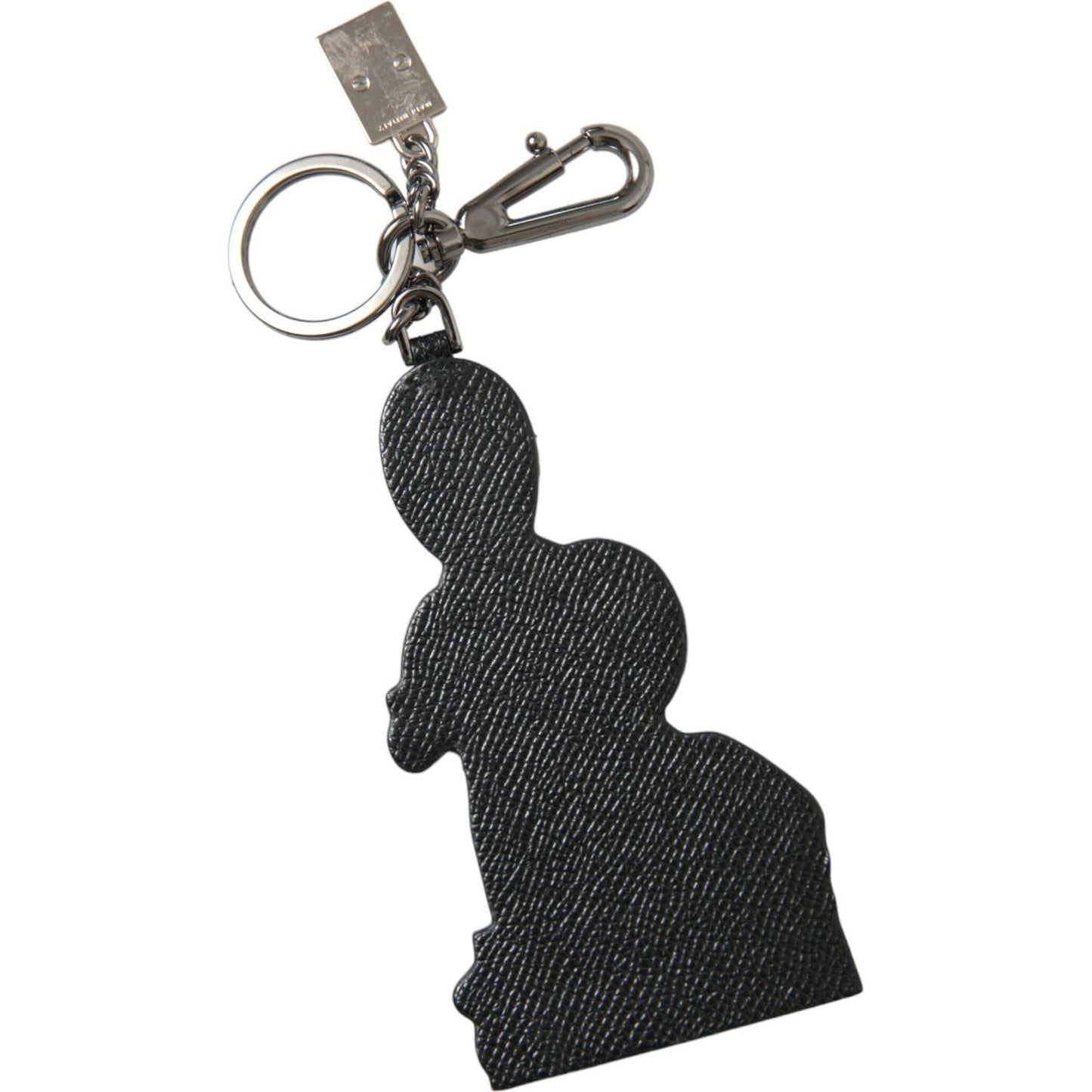 Dolce & Gabbana Leather Dominico Stefano #DGFAMILY Logo Badge Keychain SMY101350