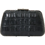 Balenciaga Black Exotic Skin Leather Shoulder Crossbody Box Clutch Bag BAG1169