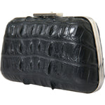Balenciaga Black Exotic Skin Leather Shoulder Crossbody Box Clutch Bag BAG1169