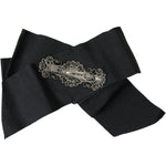 Dolce & Gabbana Black Swarovski Crystal Embellished Hair Clip SMY101397