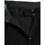 Dolce & Gabbana Black High Waist A-line Knee Length Skirt SKI1993-38