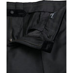 Dolce & Gabbana Black Silk Men Skinny Dress Pants PAN75330-54