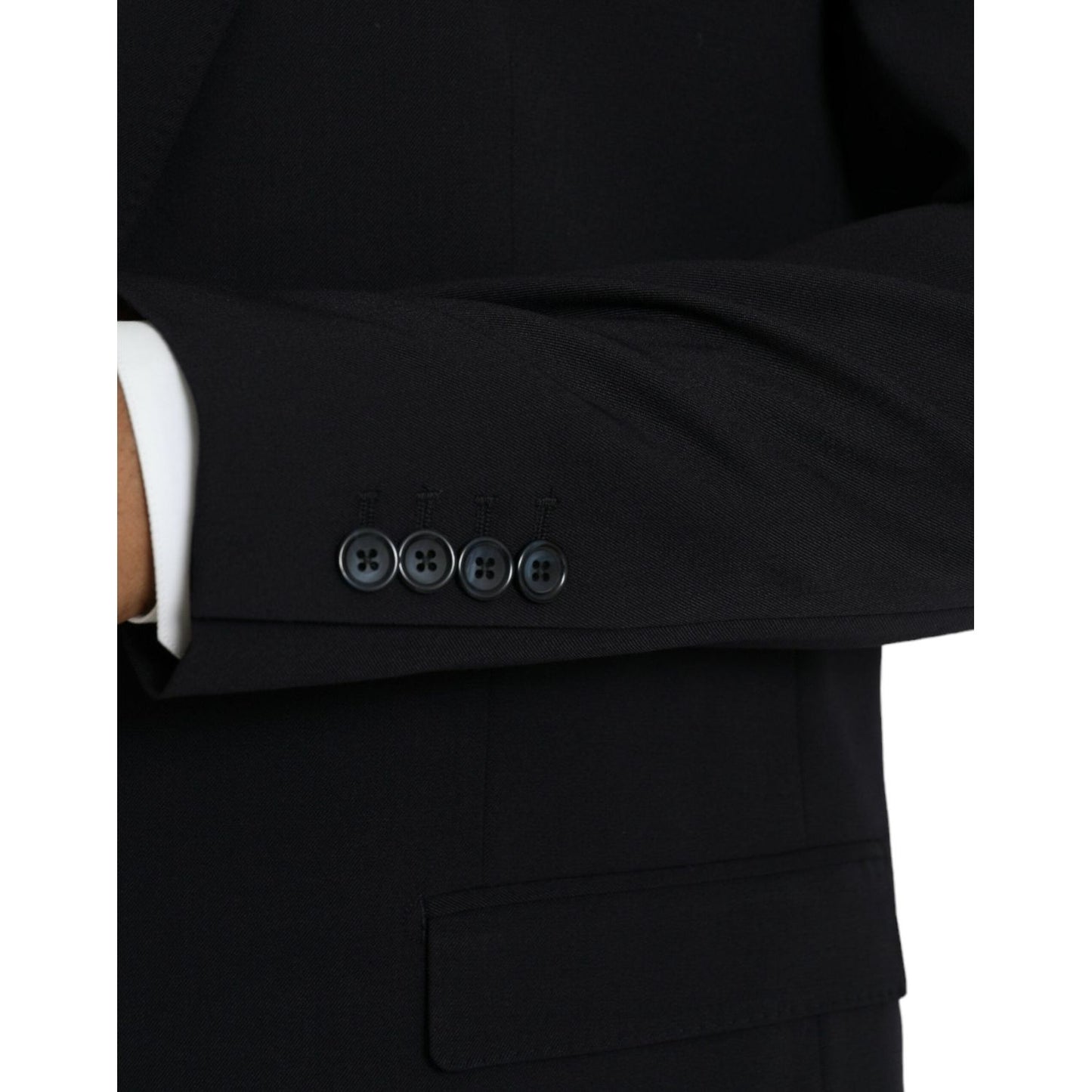 Dolce & Gabbana Black MARTINI Single Breasted Coat Blazer JKT4021-54
