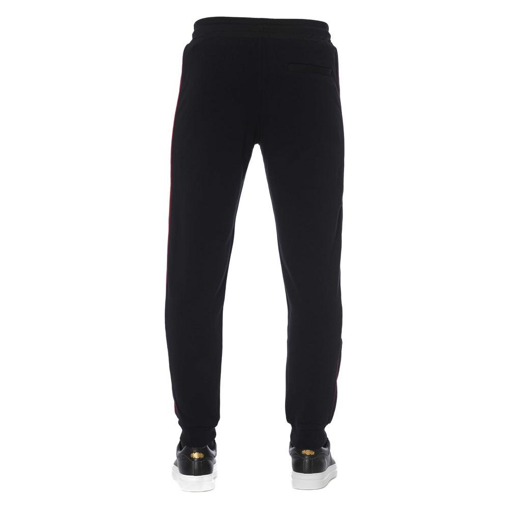 Trussardi Black Cotton Men's Sports Pant TR-24075-S