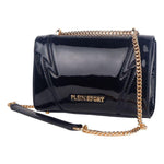 Plein Sport Chic Patent Effect Chain Shoulder Bag PLSP-11027