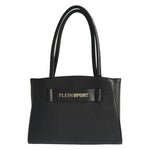 Plein Sport Sleek Black Three-Compartment Tote Bag PLSP-8952