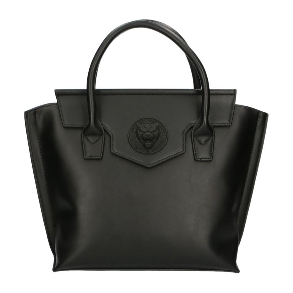 Plein Sport Elegant Black Magnetic Handbag PLSP-9004