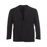 Colombo Elegant Cashmere Black Jacket CO-1935676-IT58 | 3XL