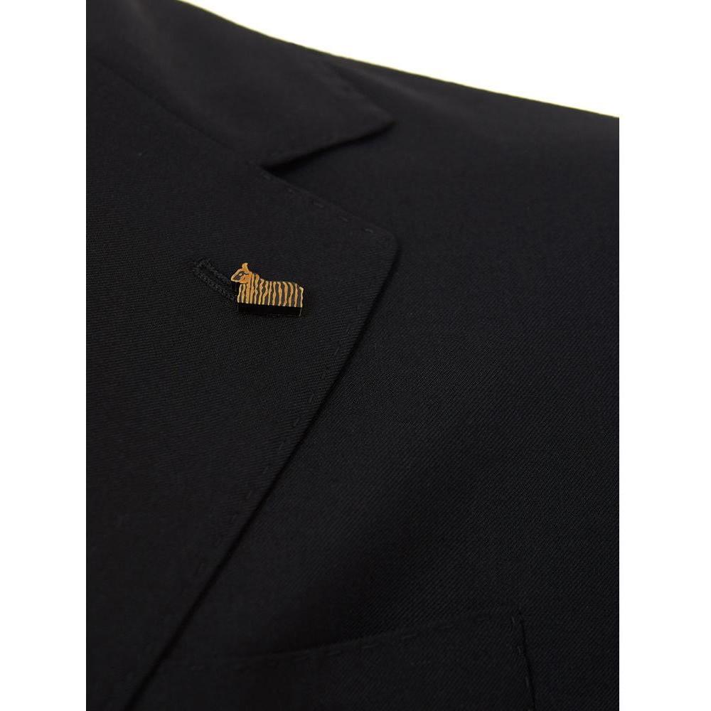 Colombo Elegant Cashmere Black Jacket CO-1935676-IT58 | 3XL
