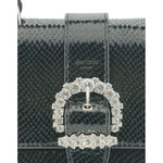 Jimmy Choo Black Leather Top Handle Shoulder Bag 194611477389