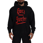 Dsquared² Black Cotton Hooded Printed Men Pullover Sweater TSH83479-48