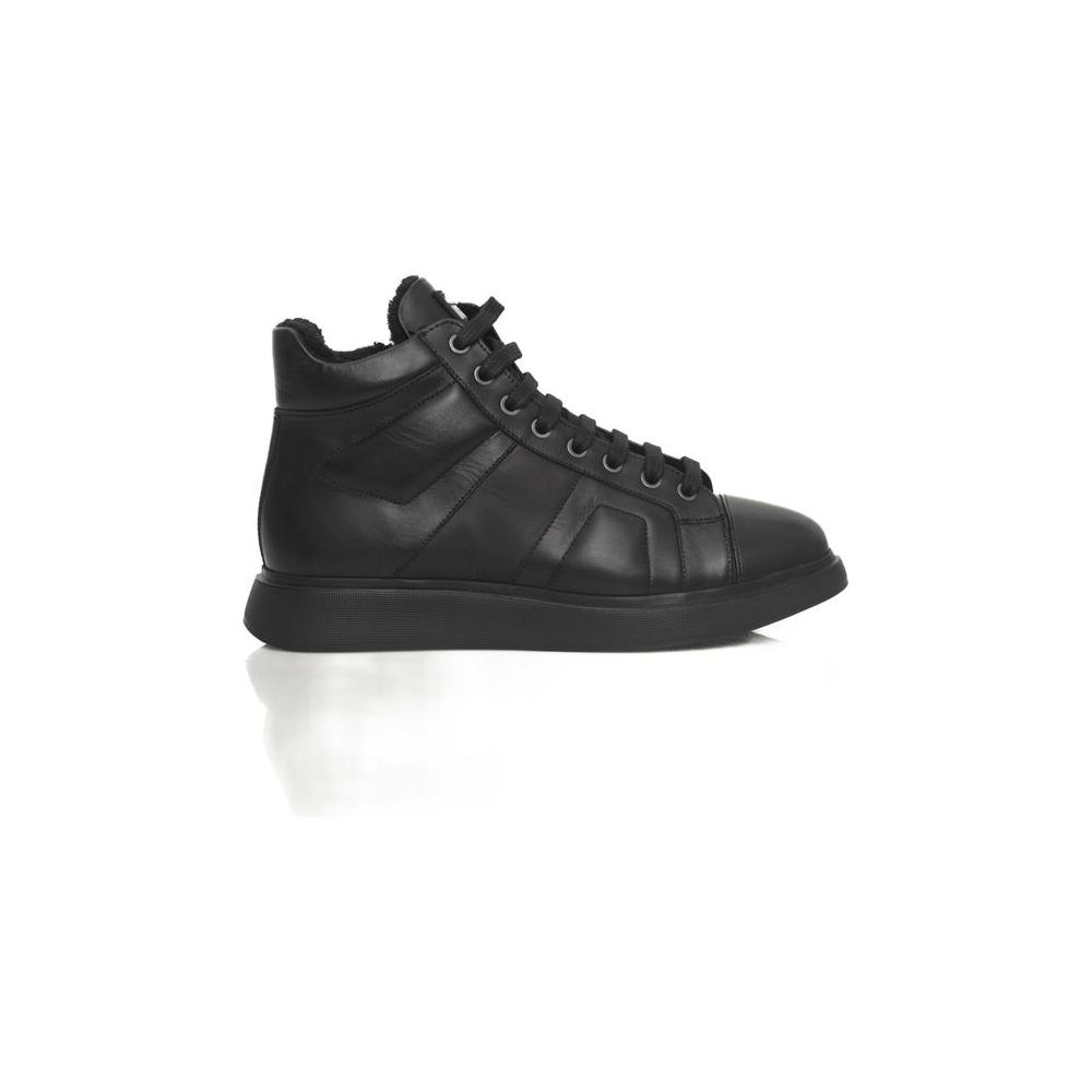 Cerruti 1881 Black Cowhide Women Sneaker CE-24516-EU36/US6