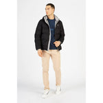 La Martina Black Nylon Men's Jacket LA-7843-L