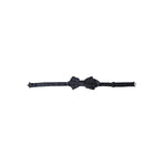 Dolce & Gabbana Navy Blue Silk Patterned Adjustable Men Papillon Bow Tie