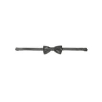 Dolce & Gabbana Gray Silk Patterned Adjustable Neck Men Bow Tie