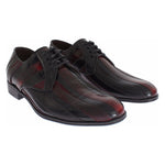 Dolce & Gabbana Black Bordeaux Leather Dress Formal Shoes SIG17161-2