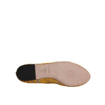 Dolce & Gabbana Mustard Lace Crystal Ballet Flats Loafer Shoes