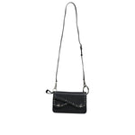 Dolce & Gabbana Black Small Leather Studded Shoulder Crossbody Bag