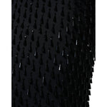 Dolce & Gabbana Black Embellished Pencil Cut Midi Skirt