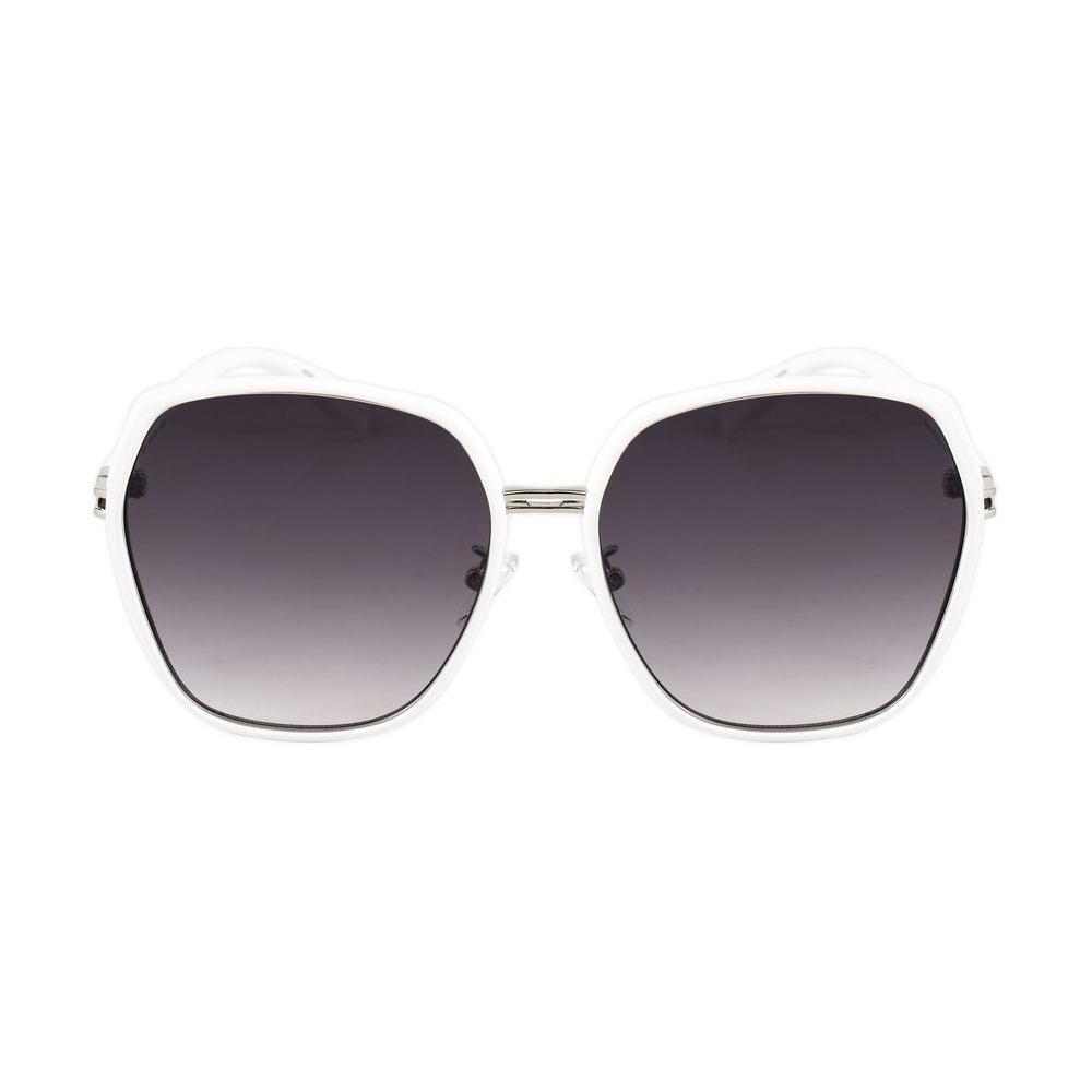 Guess White Metal Sunglasses