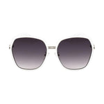 Guess White Metal Sunglasses