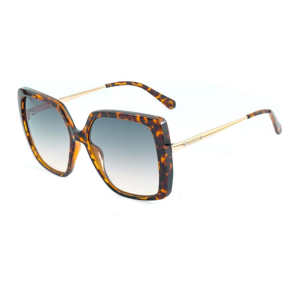 Guess Brown Metal Sunglasses